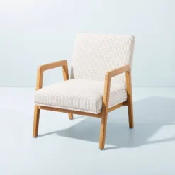 Upholstered Wood Framed Accent Arm Chair - Hearth & Hand™ With Magnolia 18 Upholstered Wood Framed Accent Arm Chair - Hearth & Hand™ With Magnolia -Cozy Living Sales Store GUEST af5b8d5d 4da7 4bc1 b0d6 8a338795b23d