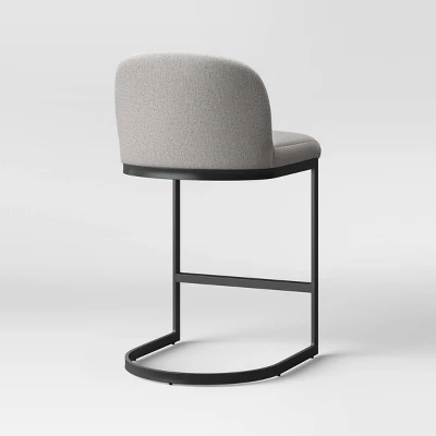 2pk Jules Cantilever Armless Upholstered Counter Height Barstool - Threshold™ 4 2pk Jules Cantilever Armless Upholstered Counter Height Barstool - Threshold™ - Image 4