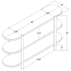 32" Portola Hills 3 Shelf Horizontal Bookcase - Threshold™ Designed With Studio McGee 16 32" Portola Hills 3 Shelf Horizontal Bookcase - Threshold™ Designed With Studio McGee -Cozy Living Sales Store GUEST b29322d3 efb6 44c0 a459 930a88eaa026