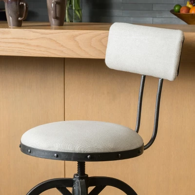 Stirling Adjustable Barstool - Christopher Knight Home 2 Stirling Adjustable Barstool - Christopher Knight Home - Image 2