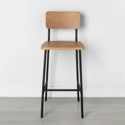 Wood & Steel Bar Stool - Natural/Black - Hearth & Hand™ With Magnolia 7 Wood & Steel Bar Stool - Natural/Black - Hearth & Hand™ With Magnolia -Cozy Living Sales Store GUEST b3eacea7 2f17 432d b7c0 8c1e2de8d0d8
