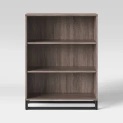 Mixed Material 3 Shelf Bookcase - Room Essentials™ 9 Mixed Material 3 Shelf Bookcase - Room Essentials™ -Cozy Living Sales Store GUEST b437e40e ab40 4a04 8e12 b9c7014eab0e