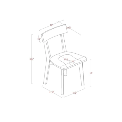 Set Of 2 Bombelli Modern Dining Chair Black - Threshold™ 5 Set Of 2 Bombelli Modern Dining Chair Black - Threshold™ - Image 5