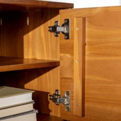 Solid Wood Mid-Century Modern TV Stand For TVs Up To 65" - Saracina Home 22 Solid Wood Mid-Century Modern TV Stand For TVs Up To 65" - Saracina Home -Cozy Living Sales Store GUEST b6988a47 d2a1 42d2 b729 fbdccceb19f2