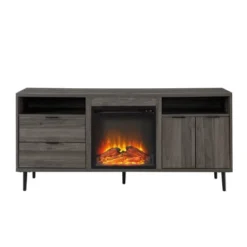 Ronan Modern Storage With Electric Fireplace TV Stand For TVs Up To 65" - Saracina Home 15 Ronan Modern Storage With Electric Fireplace TV Stand For TVs Up To 65" - Saracina Home -Cozy Living Sales Store GUEST b706d540 dab6 4171 93de 408c264fa232