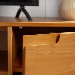 Solid Wood Mid-Century Modern TV Stand For TVs Up To 80" - Saracina Home 22 Solid Wood Mid-Century Modern TV Stand For TVs Up To 80" - Saracina Home -Cozy Living Sales Store GUEST b78e54f7 947a 4b3c 9e8b b3b9f13c7373