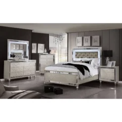 3pc Queen La Mesa Bed Nightstand And Dresser Set Silver - HOMES: Inside + Out 13 3pc Queen La Mesa Bed Nightstand And Dresser Set Silver - HOMES: Inside + Out -Cozy Living Sales Store GUEST b9786f17 48db 429b 8e5d 5402eedf3869