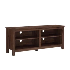 Transitional 4 Cubby Wood Open Storage TV Stand For TVs Up To 65"- Saracina Home 28 Transitional 4 Cubby Wood Open Storage TV Stand For TVs Up To 65"- Saracina Home -Cozy Living Sales Store GUEST b9ce9b3d c9e3 4cd0 ada4 ca03526caed5