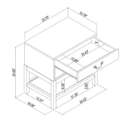 Elmira Nightstand Brown - Threshold™ Designed With Studio McGee 13 Elmira Nightstand Brown - Threshold™ Designed With Studio McGee -Cozy Living Sales Store GUEST ba23a28f 8b95 42ea acce 9cc3df7af05f