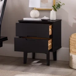 Mid-Century Modern Wood Nightstand - Saracina Home 22 Mid-Century Modern Wood Nightstand - Saracina Home -Cozy Living Sales Store GUEST bb8cd0af 9f2f 4c69 916e ce68660dee05