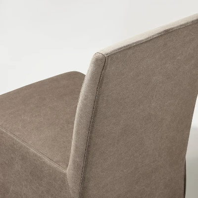 Canvas Slipcover Armless Dining Chair - Hearth & Hand™ With Magnolia 4 Canvas Slipcover Armless Dining Chair - Hearth & Hand™ With Magnolia - Image 4