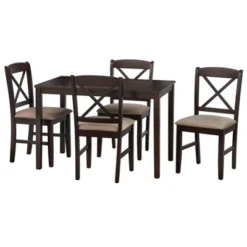 5pc Mason Rectangular Crossback Dining Set - Buylateral 10 5pc Mason Rectangular Crossback Dining Set - Buylateral -Cozy Living Sales Store GUEST bcb6fdcd 3300 489a 89c3 b1c257dd66d9