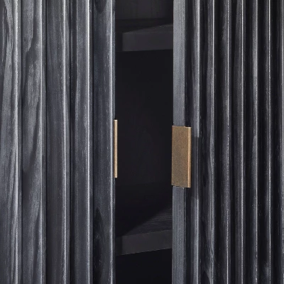 55" Thousand Oaks Wood Scalloped Cabinet - Threshold™ Designed With Studio McGee 3 55" Thousand Oaks Wood Scalloped Cabinet - Threshold™ Designed With Studio McGee - Image 3