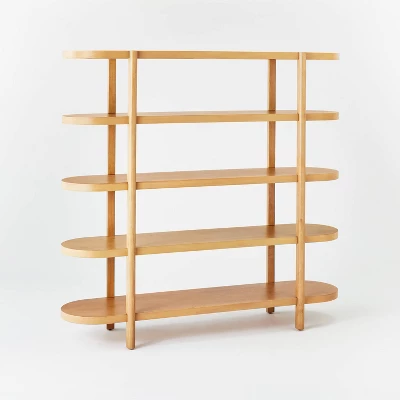 57" Portola Hills 5 Shelf Horizontal Bookcase - Threshold™ Designed With Studio McGee 10 57" Portola Hills 5 Shelf Horizontal Bookcase - Threshold™ Designed With Studio McGee - Image 10