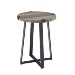 Wrightson Urban Industrial Faux Wrap Leg Round Side Table - Saracina Home 24 Wrightson Urban Industrial Faux Wrap Leg Round Side Table - Saracina Home -Cozy Living Sales Store GUEST c0dad188 2808 4653 a67c 8188c7921417