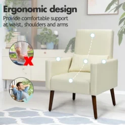 Tangkula 2-in-1 Upholstered Rocking Chair With Wood Leg & Pillow Relax Sofa Chair Light Grey/Beige/Dark Gray 18 Tangkula 2-in-1 Upholstered Rocking Chair With Wood Leg & Pillow Relax Sofa Chair Light Grey/Beige/Dark Gray -Cozy Living Sales Store GUEST c2648639 0b43 4898 a8fe 51b7d8c995be