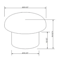 Maddalena Mushroom Stool - Opalhouse™ Designed With Jungalow™ -Cozy Living Sales Store GUEST c2878331 038a 4ac5 ad14 266eb978ce44