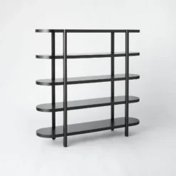 57" Portola Hills 5 Shelf Horizontal Bookcase - Threshold™ Designed With Studio McGee 21 57" Portola Hills 5 Shelf Horizontal Bookcase - Threshold™ Designed With Studio McGee -Cozy Living Sales Store GUEST c3e902ad 7687 483a a885 6a70b1341eb1