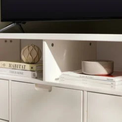 Cara Mid-Century Modern 3 Drawer Corner TV Stand For TVs Up To 58" - Saracina Home 31 Cara Mid-Century Modern 3 Drawer Corner TV Stand For TVs Up To 58" - Saracina Home -Cozy Living Sales Store GUEST c84185b3 2218 44f2 8f9f 46919812d8aa