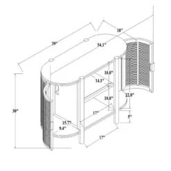Portola Hills Caned Door Console With Shelves - Threshold™ Designed With Studio McGee 16 Portola Hills Caned Door Console With Shelves - Threshold™ Designed With Studio McGee -Cozy Living Sales Store GUEST ca010533 3434 4baa 9362 bdbf17be2193