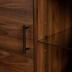 2 Door Mid-Century Modern Wood Storage TV Stand For TVs Up To 80" - Saracina Home -Cozy Living Sales Store GUEST ce07f8dd f7aa 472e 9d1b c5ccbfbdb138