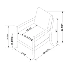 Park Valley Ladder Back Wood Arm Accent Chair - Threshold™ Designed With Studio McGee 13 Park Valley Ladder Back Wood Arm Accent Chair - Threshold™ Designed With Studio McGee -Cozy Living Sales Store GUEST ce32bc3c bd47 42a8 bac8 4fae9f0aa812