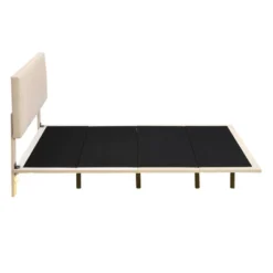 Queen Size Upholstered Floating Velvet Platform Bed With Sensor Light And Headboard-ModernLuxe 16 Queen Size Upholstered Floating Velvet Platform Bed With Sensor Light And Headboard-ModernLuxe -Cozy Living Sales Store GUEST cf0a89fe daf7 4def 9d54 ed6842e7e25e