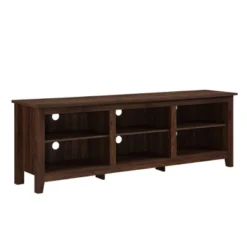 Transitional 6 Cubby Wood Open Storage Wood TV Stand For TVs Up To 80"- Saracina Home 22 Transitional 6 Cubby Wood Open Storage Wood TV Stand For TVs Up To 80"- Saracina Home -Cozy Living Sales Store GUEST d09d53fd 86be 4590 8f8d 330fc60b11ce