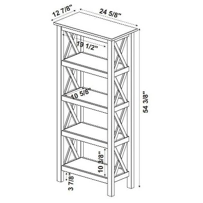 Davis Bookcase - Linon 9 Davis Bookcase - Linon - Image 9