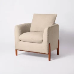 Elroy Faux Shearling Accent Chair With Wood Legs - Threshold™ Designed With Studio McGee 22 Elroy Faux Shearling Accent Chair With Wood Legs - Threshold™ Designed With Studio McGee -Cozy Living Sales Store GUEST d2aaa7f2 8c06 44f1 abf1 b3fabc558dc9