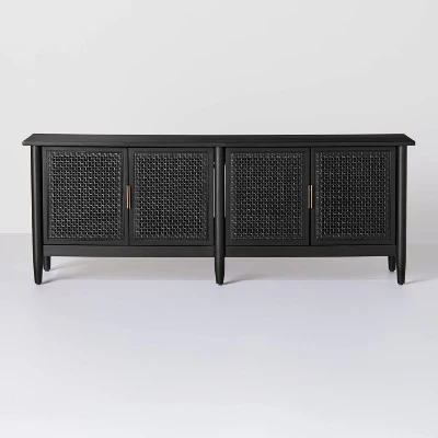 Wood & Cane Media Console - Hearth & Hand™ With Magnolia 2 Wood & Cane Media Console - Hearth & Hand™ With Magnolia - Image 2