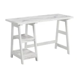 Designs2Go Trestle Desk With Shelves - Breighton Home 33 Designs2Go Trestle Desk With Shelves - Breighton Home -Cozy Living Sales Store GUEST d501b696 da52 4e76 855b fce373e8d2ae