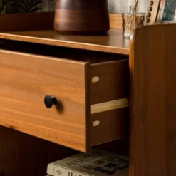 Set Of 2 Katie Transitional Tray Top 1 Drawer Solid Wood Nightstands Caramel - Saracina Home 11 Set Of 2 Katie Transitional Tray Top 1 Drawer Solid Wood Nightstands Caramel - Saracina Home -Cozy Living Sales Store GUEST d6c58c76 0690 448a 9554 69c6d963e275