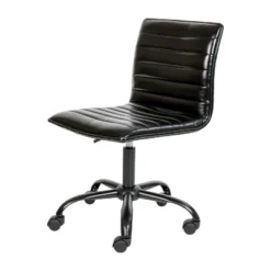 Emma And Oliver Low Back Designer Armless Ribbed Swivel Task Office Chair 33 Emma And Oliver Low Back Designer Armless Ribbed Swivel Task Office Chair -Cozy Living Sales Store GUEST d6cdbbf8 c011 4365 98a9 c575005da00d