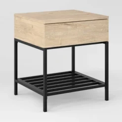Loring End Table With Charging Station - Threshold™ 13 Loring End Table With Charging Station - Threshold™ -Cozy Living Sales Store GUEST d8b9567b a4cd 4bda 98a6 31c5f7bf53fc