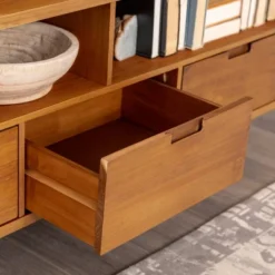 Cara Mid-Century Modern 3 Drawer TV Stand For TVs Up To 65" - Saracina Home 28 Cara Mid-Century Modern 3 Drawer TV Stand For TVs Up To 65" - Saracina Home -Cozy Living Sales Store GUEST d8dec204 dc01 4192 bb09 5a087b69a706