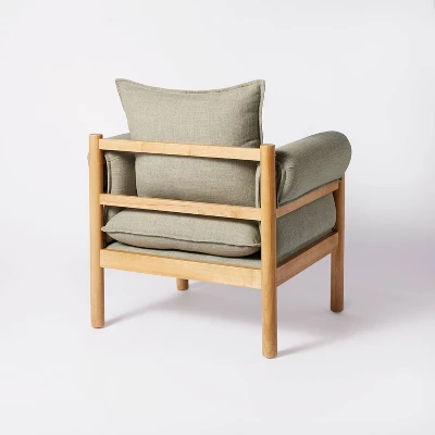Arbon Wood Dowel Accent Chair With Cushion Arms - Threshold™ Designed With Studio McGee 3 Arbon Wood Dowel Accent Chair With Cushion Arms - Threshold™ Designed With Studio McGee - Image 3