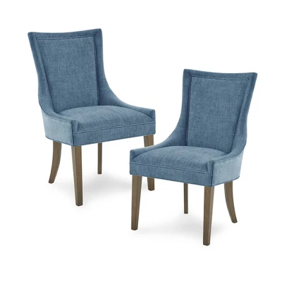 2pk Ultra Dining Side Chairs Blue - Madison Park 1 2pk Ultra Dining Side Chairs Blue - Madison Park