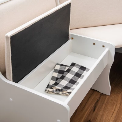 Penrose Storage Nook Dining Set - Linon 14 Penrose Storage Nook Dining Set - Linon - Image 14