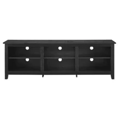 Transitional 6 Cubby Wood Open Storage Wood TV Stand For TVs Up To 80"- Saracina Home 19 Transitional 6 Cubby Wood Open Storage Wood TV Stand For TVs Up To 80"- Saracina Home -Cozy Living Sales Store GUEST e4c39780 fb14 4bd8 b437 8185f460c007