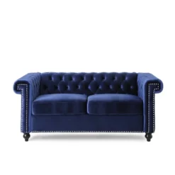 Brinkhaven Modern Glam Tufted Velvet Loveseat With Nailhead Trim - Christopher Knight Home 19 Brinkhaven Modern Glam Tufted Velvet Loveseat With Nailhead Trim - Christopher Knight Home -Cozy Living Sales Store GUEST e6dbdeaf b34f 4bb9 8c55 a2bef1478ebe