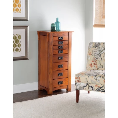 Delia Jewelry Armoire Brown - Powell Company 5 Delia Jewelry Armoire Brown - Powell Company - Image 5