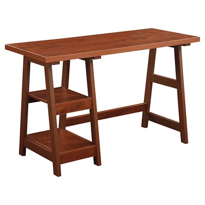 Designs2Go Trestle Desk With Shelves - Breighton Home 8 Designs2Go Trestle Desk With Shelves - Breighton Home - Image 8