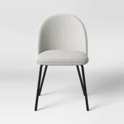 2pk Nils Metal Base Dining Chairs Gray Woven Fabric - Project 62™ 8 2pk Nils Metal Base Dining Chairs Gray Woven Fabric - Project 62™ -Cozy Living Sales Store GUEST eba8fec6 6e84 4014 b6d7 164d7192ea01