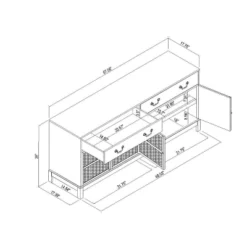Brandeis Woven TV Stand For TVs Up To 60" Brown - Threshold™ Designed With Studio McGee 13 Brandeis Woven TV Stand For TVs Up To 60" Brown - Threshold™ Designed With Studio McGee -Cozy Living Sales Store GUEST edcf4db2 26a4 444b ba42 cd73d8a812f3
