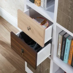 61.5" Hirsch Contemporary Bookcase White - HOMES: Inside + Out 14 61.5" Hirsch Contemporary Bookcase White - HOMES: Inside + Out -Cozy Living Sales Store GUEST eea4caf2 17db 48ca a1e1 6495669d500b