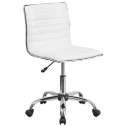 Emma And Oliver Low Back Designer Armless Ribbed Swivel Task Office Chair 34 Emma And Oliver Low Back Designer Armless Ribbed Swivel Task Office Chair -Cozy Living Sales Store GUEST ef27e240 afc6 4ff8 9de8 1a3f3578ed1b