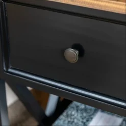 Set Of 2 Farmhouse Single Drawer V Frame Nightstands - Saracina Home -Cozy Living Sales Store GUEST f1245680 253f 435e 8e31 ba1601b73c4d