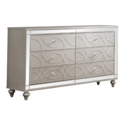 3pc Queen La Mesa Bed Nightstand And Dresser Set Silver - HOMES: Inside + Out 12 3pc Queen La Mesa Bed Nightstand And Dresser Set Silver - HOMES: Inside + Out -Cozy Living Sales Store GUEST f2dab5de 72df 44e7 9a98 4fbea8905ca6