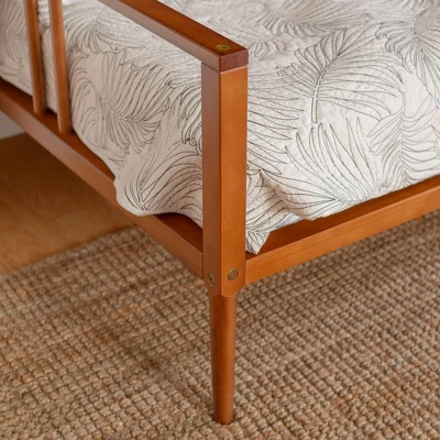 Mid Century Modern Solid Wood Spindle Daybed - Saracina Home 7 Mid Century Modern Solid Wood Spindle Daybed - Saracina Home - Image 7